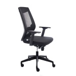 Bürodrehstuhl, mit Armlehnen, höhenverstellbar, Wippmechanik 